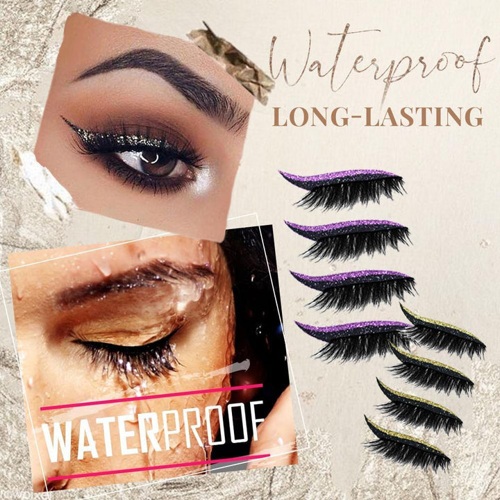 Wiederverwendbare Glitter Eyeliner Wimpernaufkleber | 1+1 GRATIS