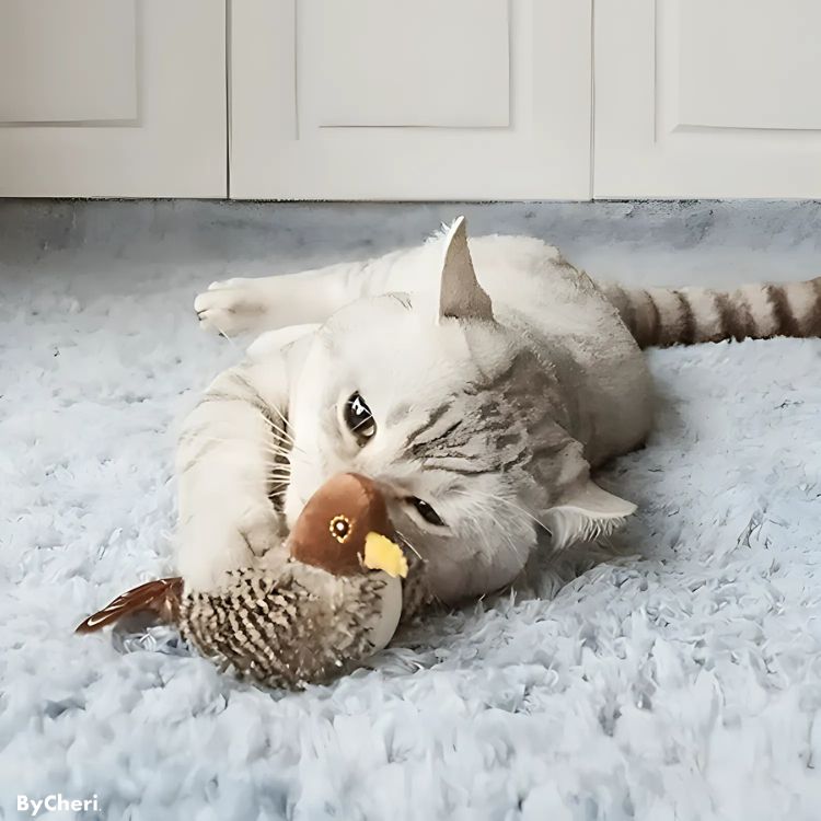 1 + 1 GRATIS HEUTE | FuzzyTweet™ | Interaktives Katzenspielzeug