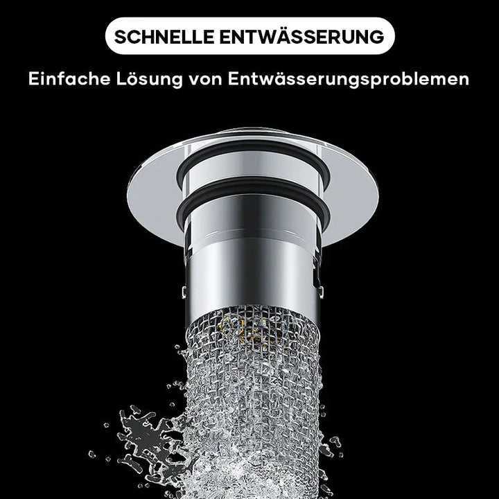 Abflusssieb für Dusche und Waschbecken | Haarsieb aus Edelstahl | StoppFix