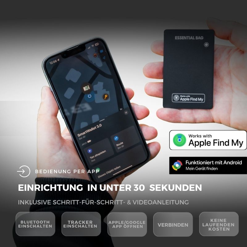 Walletix™ – Dein Wallet immer sicher auffindbar