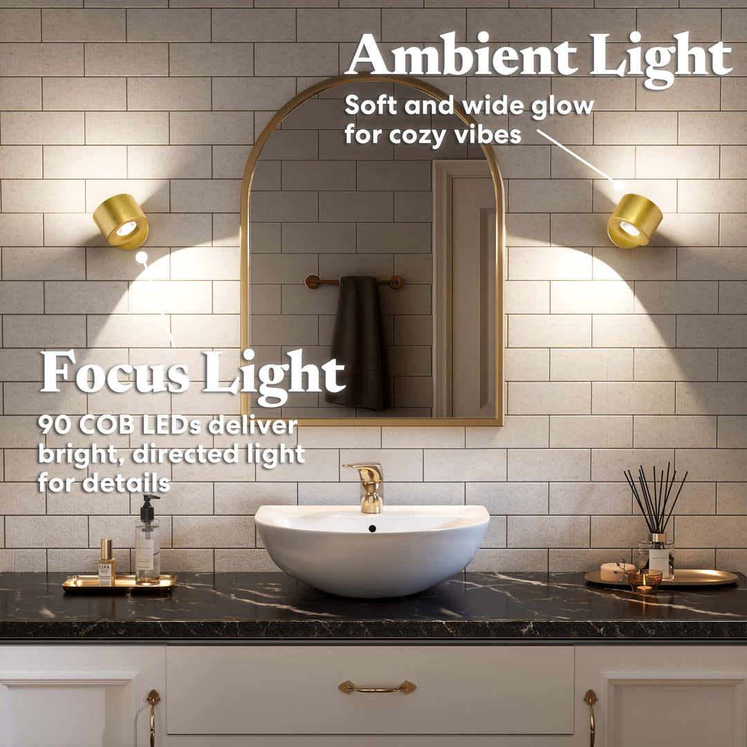 LichtHalo™ Moderne LED-Wandleuchte