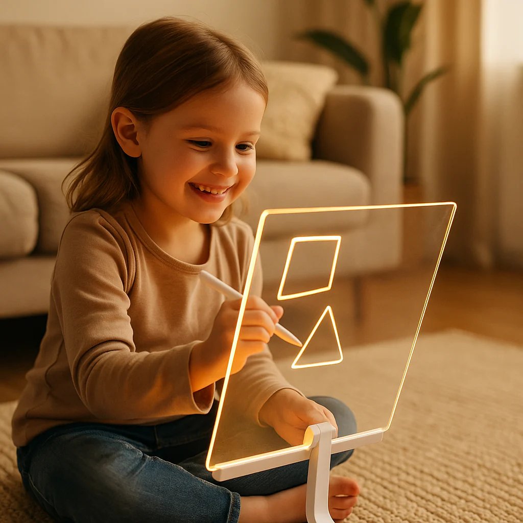 LeuchtKunst™ LED-Zeichentafel für Kinder