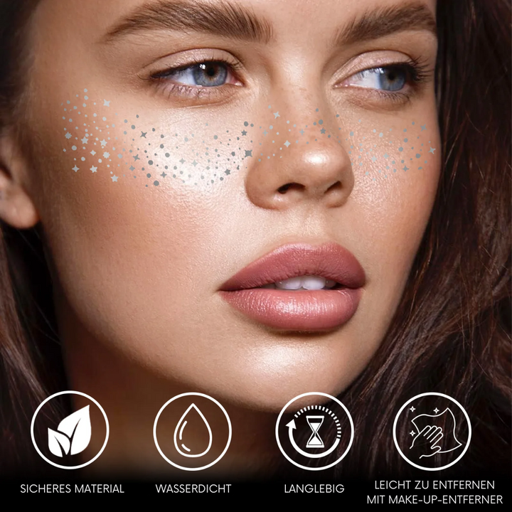 FazitGlam™ – Funkelnde Sommersprossen für einen magischen Glow, die den ganzen Tag halten [1 + 1 Gratis]