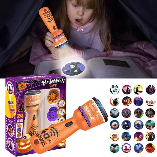 GruselLicht™ Projektions-Taschenlampe für Kinder