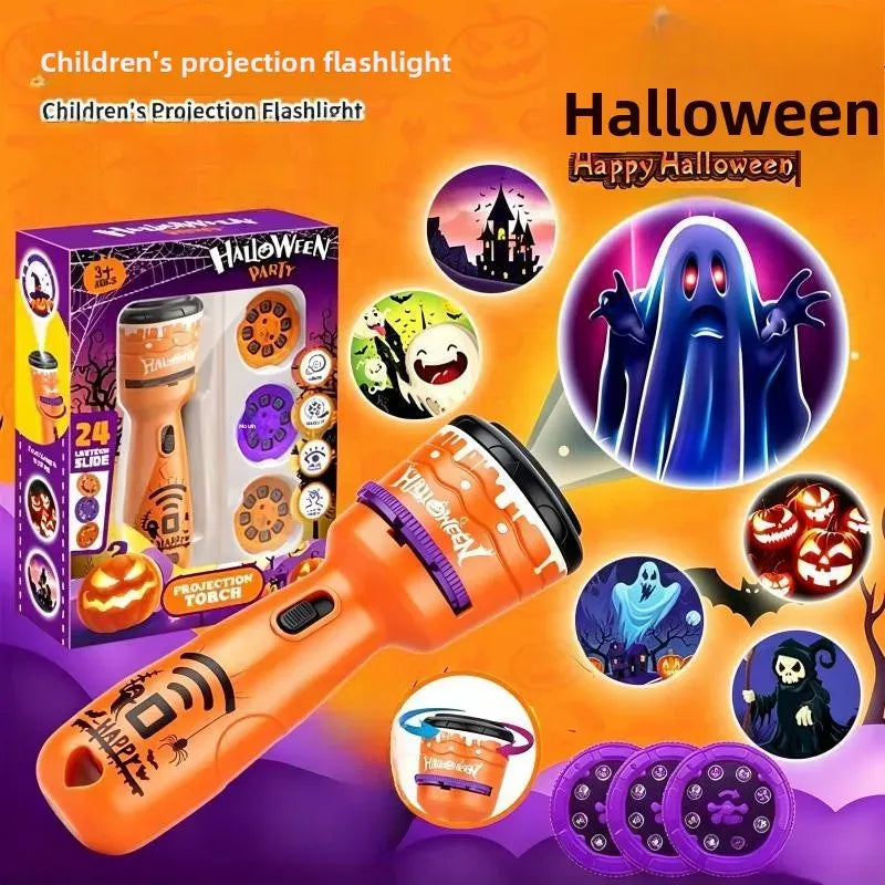 GruselLicht™ Projektions-Taschenlampe für Kinder