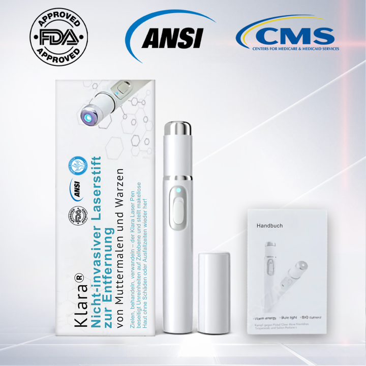 Klara™ Schmerzfreier Laser-Stift — Enthülle jederzeit makellose Haut und Selbstvertrauen