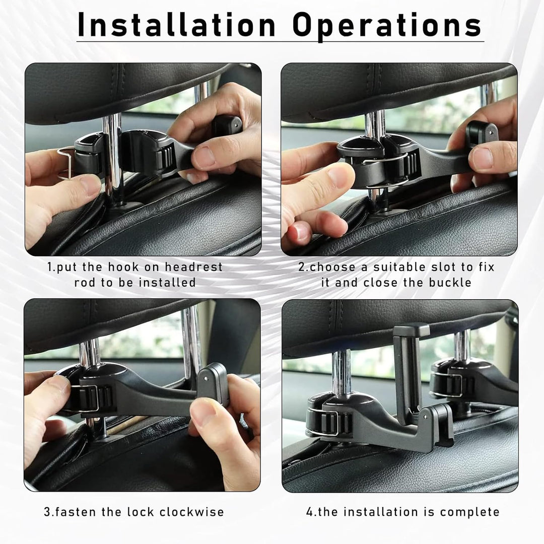 2+2 Gratis | AutoMate™ Autositztasche Verborgenes Haken