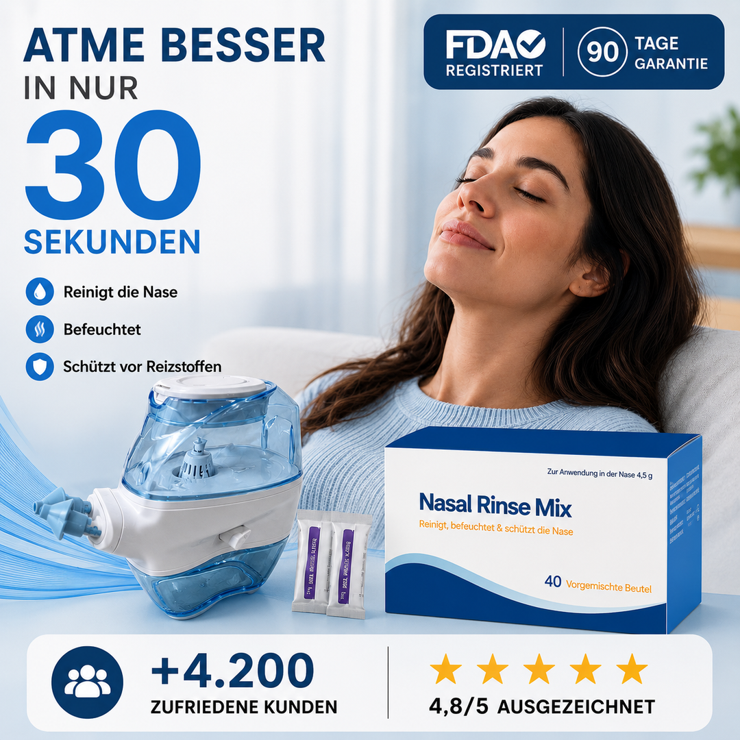 NasenKlar™ 2-in-1 Nasenreinigungssystem