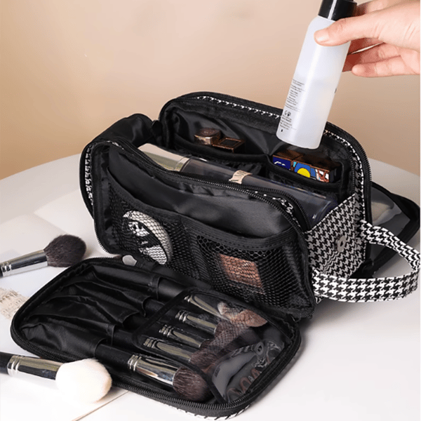 GlamGo - Reise-Kosmetiktasche mit großem Fassungsvermögen [Letzter Tag Rabatt]