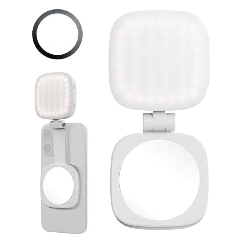 LichtSpiegel™ Magnetisches LED-Selfielicht mit Spiegel