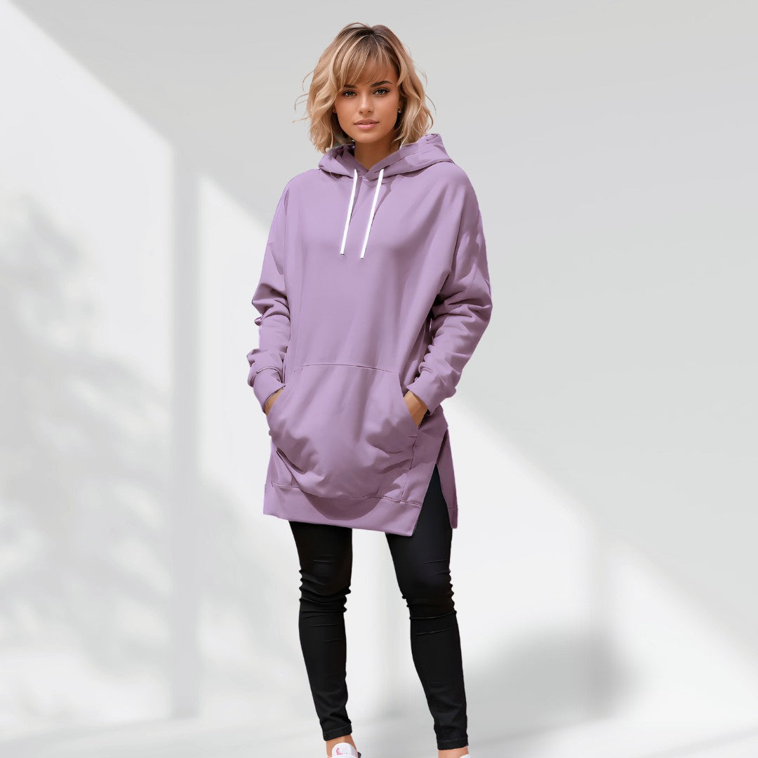 WarmyWeave™ Oversized Hoodie-Kleid