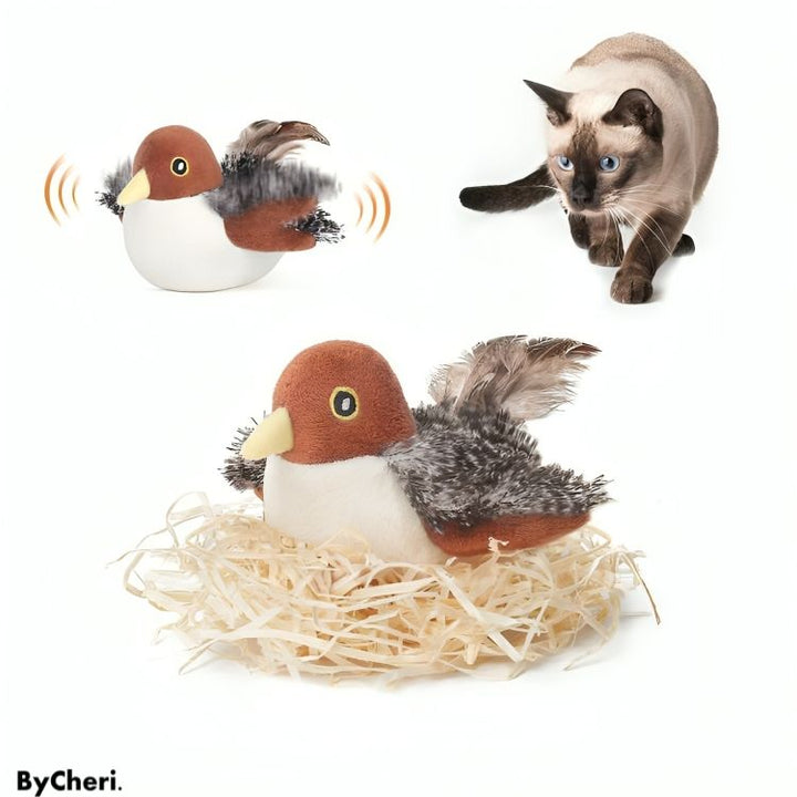 1 + 1 GRATIS HEUTE | FuzzyTweet™ | Interaktives Katzenspielzeug