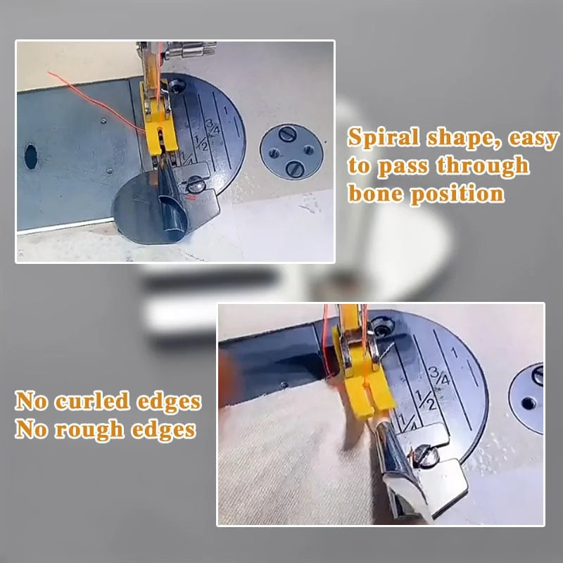 HemSet- Universal-Nähfuß-Satz für Rollsäume - Nähen wie ein Profi!