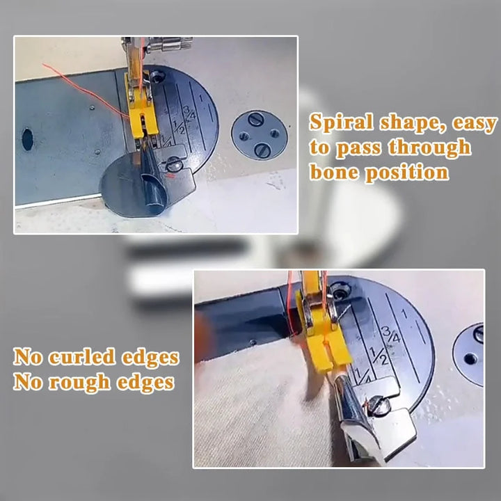 HemSet- Universal-Nähfuß-Satz für Rollsäume - Nähen wie ein Profi!