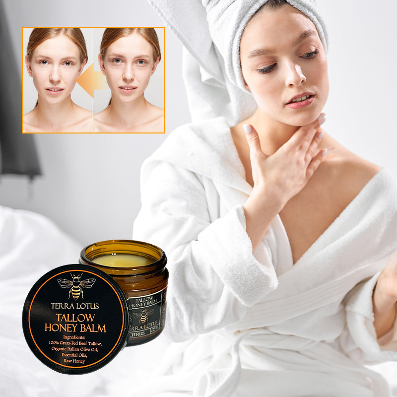 NaturBalance™ – Gesichtscreme mit Rindertalg, Bienenwachs & Honig für geschmeidige Haut [1 + 1 Gratis]