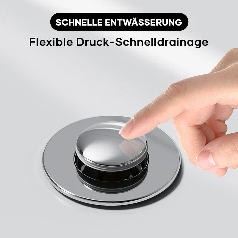 Abflusssieb für Dusche und Waschbecken | Haarsieb aus Edelstahl | StoppFix