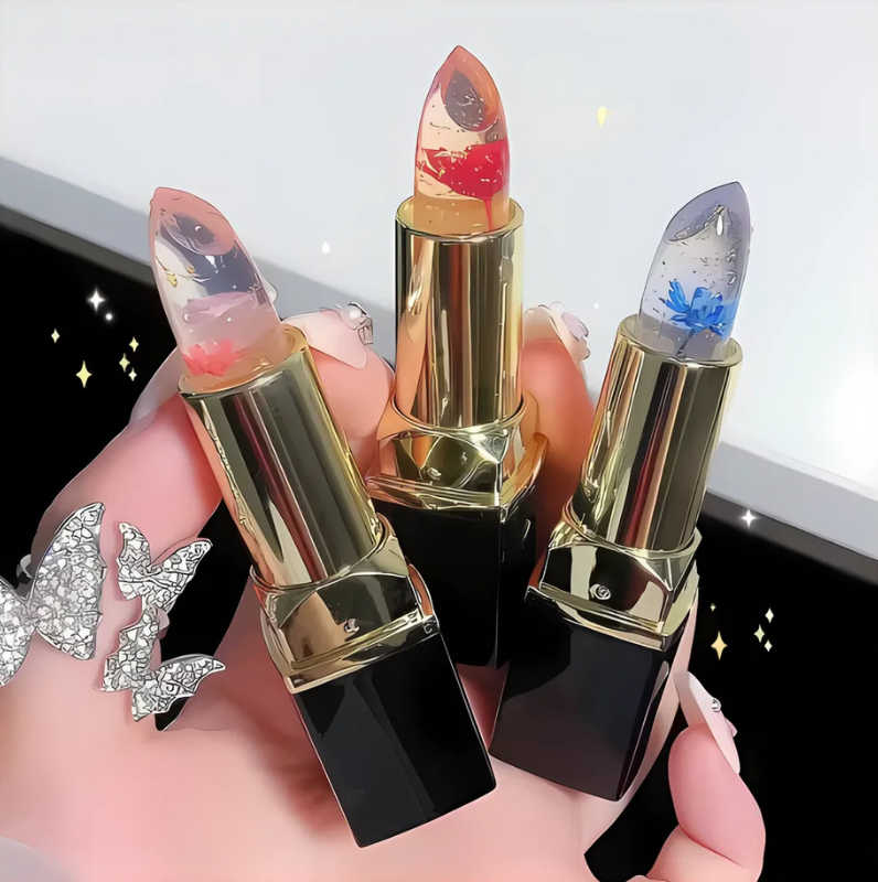 MagicLips™ – Magischer, leuchtender, farbwechselnder Blumen-Lippenstift für Lippen [1 + 1 Gratis]