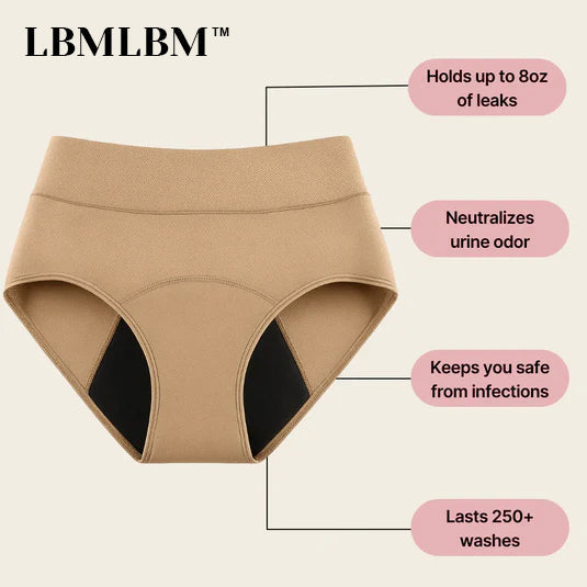 LBMLBM™ 100% Auslaufsichere Unterwäsche, 4er-Pack
