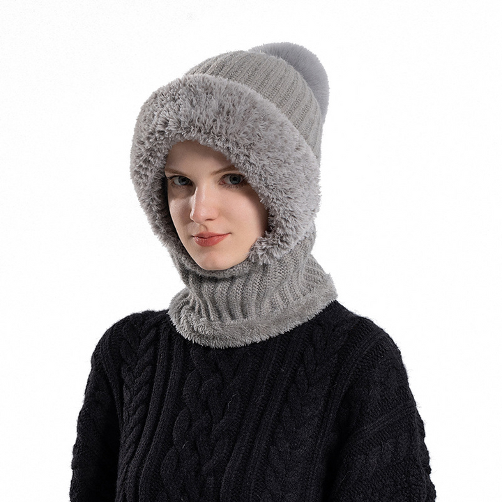 WinterKuschel™ Gefütterte Strickkapuze für Damen