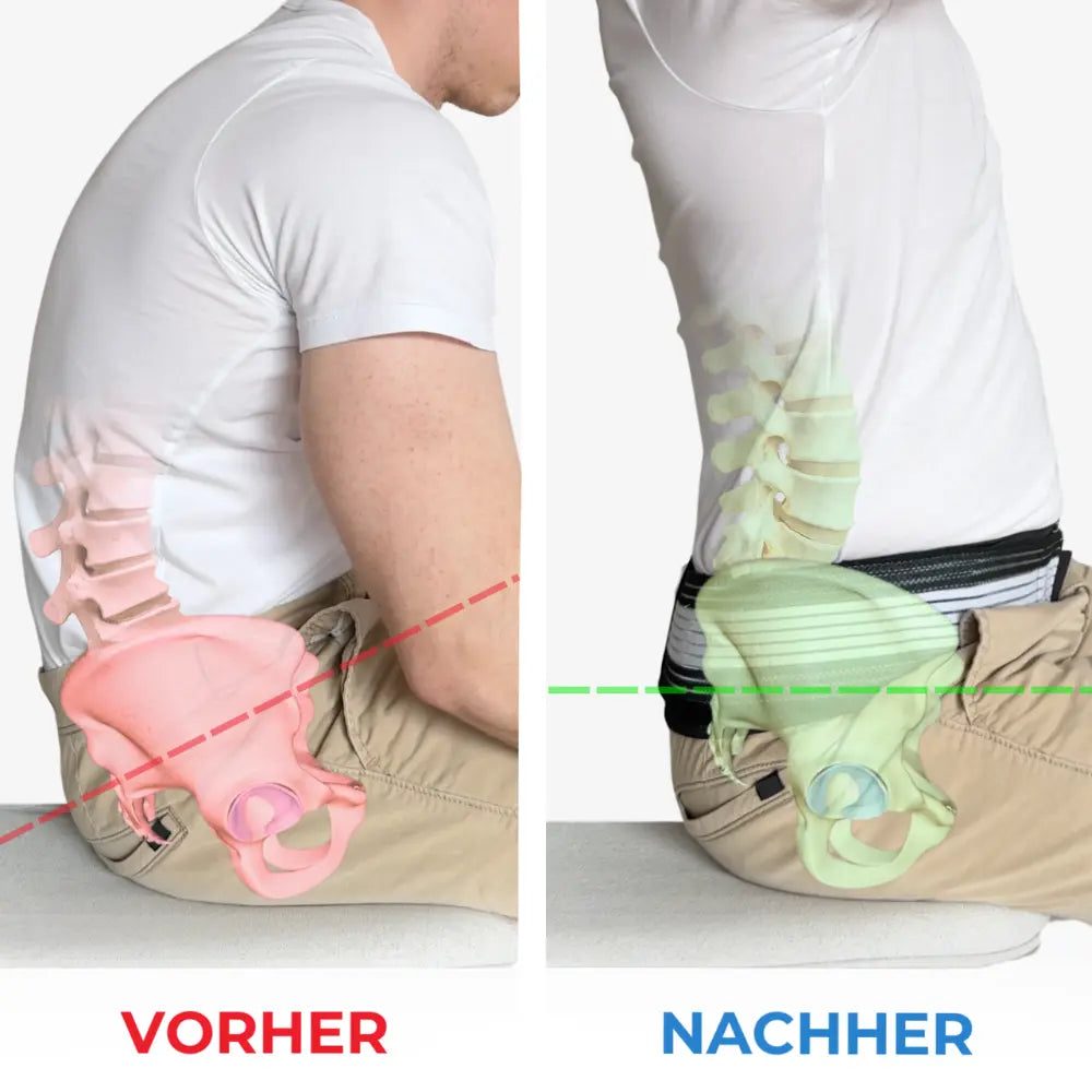 RückenHalt™ Stützender Rücken- & Hüftgürtel