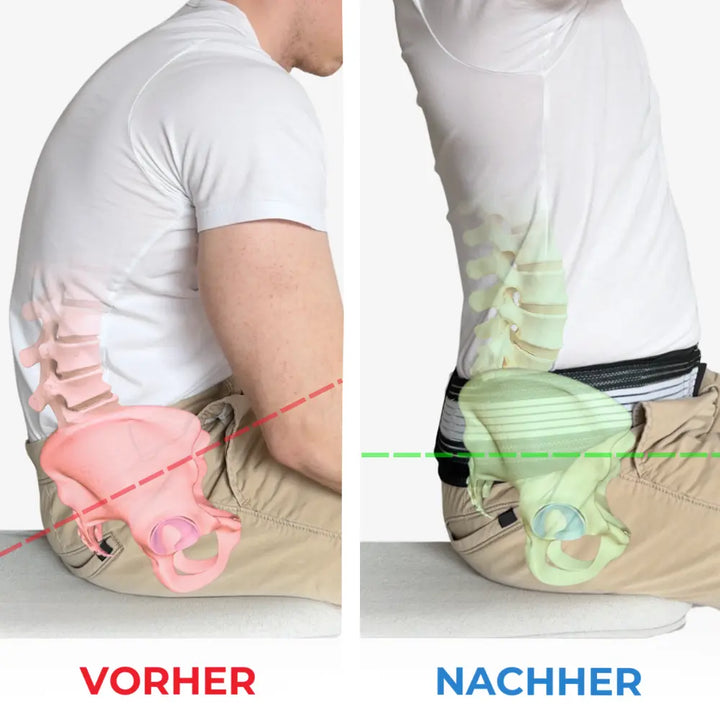 RückenHalt™ Stützender Rücken- & Hüftgürtel