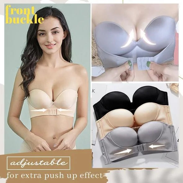 1 + 1  Gratis | Marien™ - Trägerlose Push-up-BHs [Letzter Tag Rabatt]