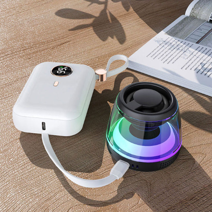 MagniSound™ - Magnetischer Mini-Bluetooth-Lautsprecher mit RGB-Licht