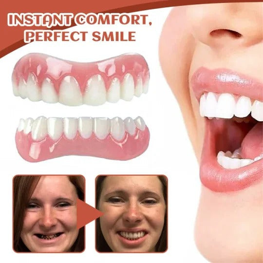 SmileMe™ – Genießen Sie jeden Bissen mit schmerzfreien, perfekt sitzenden Zahnprothesen [50 % Rabatt]