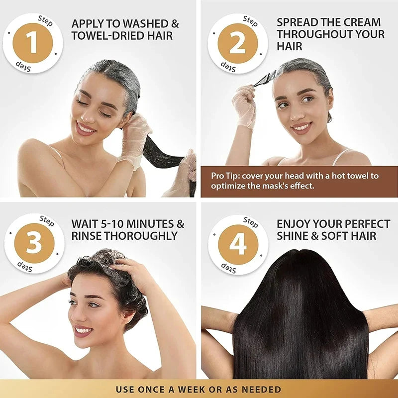 CollaGlow™ – Intensive Haarpflege-Maske für strahlend schönes Haar