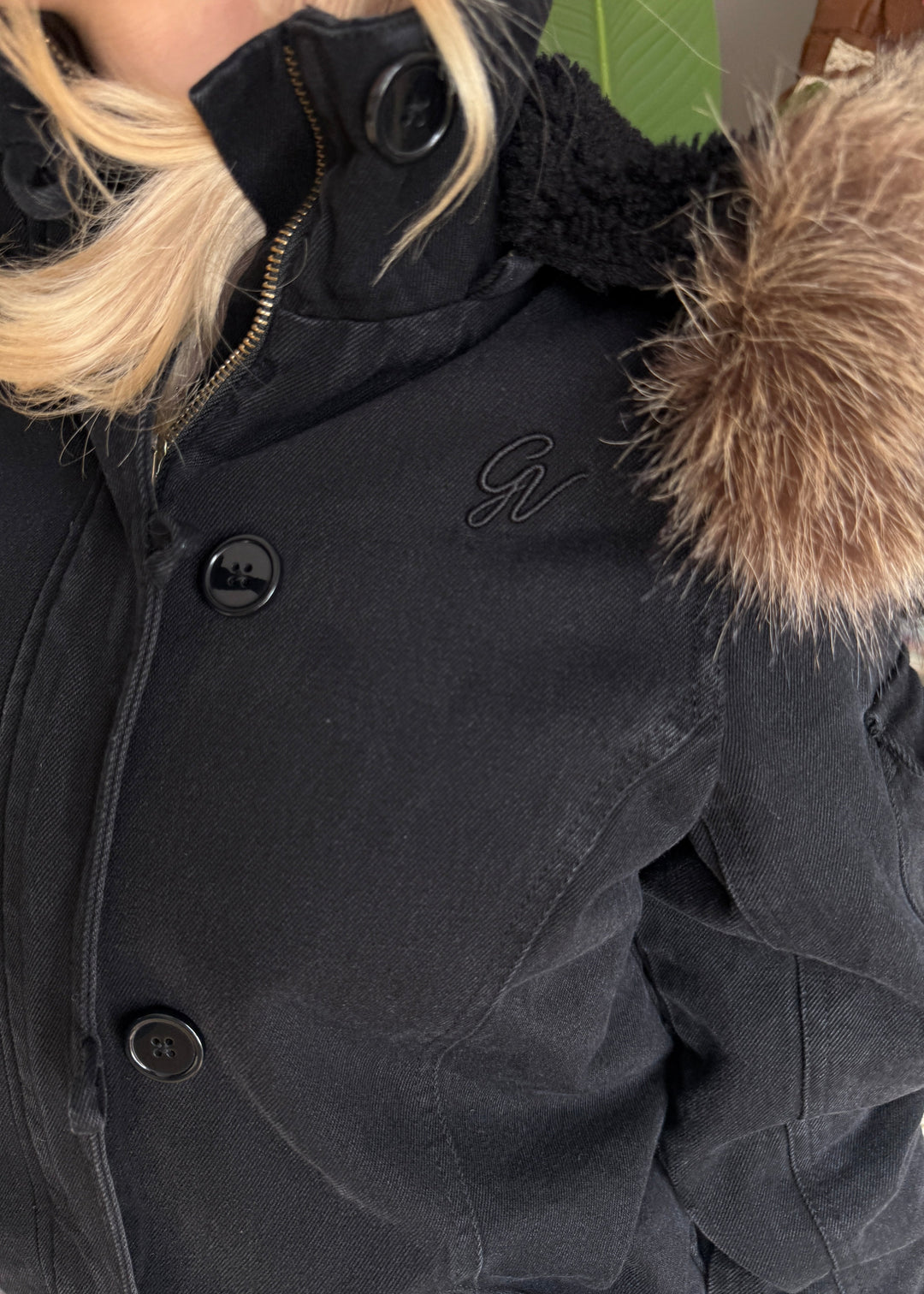 FellWärme™ Kapuzenjacke mit Fellbesatz für Damen