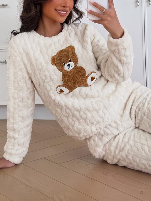 KuschelBär™ Flauschige Damen-Nachtwäsche für gemütliche Stunden