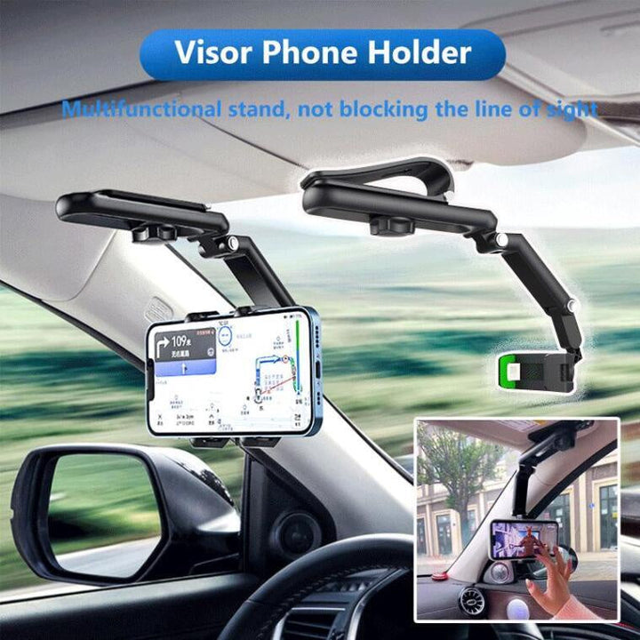 360° Handyhalterung fürs Auto | Drehbar & Ausziehbar | Sichere Navigation & Freihändige Nutzung