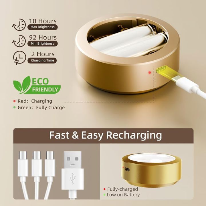 Bilderleuchte™ LED Wandleuchte | Dimmbar & Wiederaufladbar | 13 Modi | 1+1 Gratis