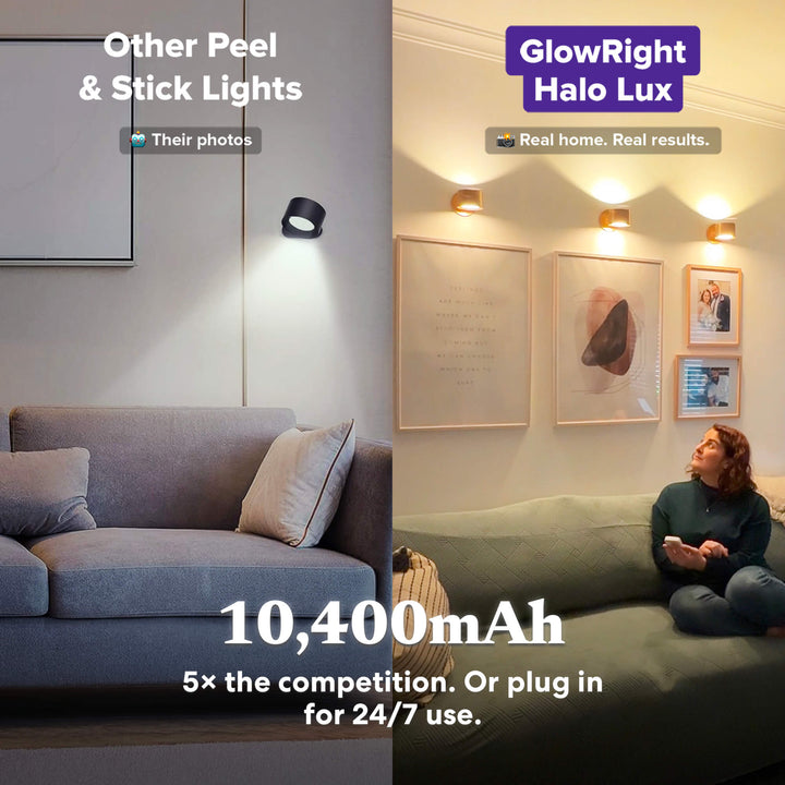 LichtHalo™ Moderne LED-Wandleuchte