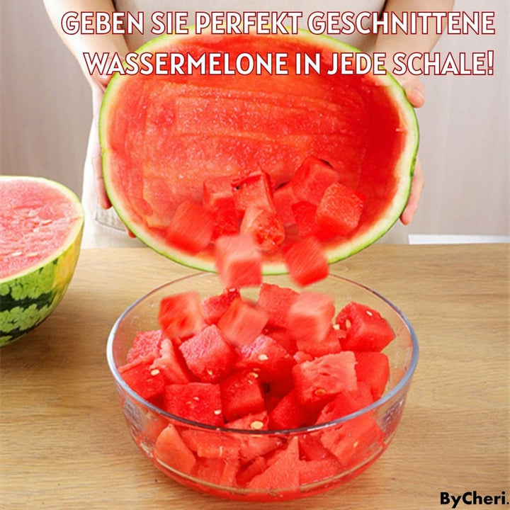 1+1 GRATIS  | FruitBites™ -Erleben Sie die aufregende Art, Ihre Wassermelone und Früchte zu schneiden!