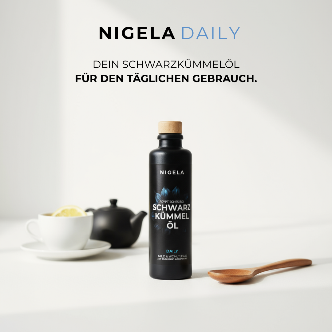 Bio-Schwarzkümmelöl unterstützt die tägliche Gesundheit und Vitalität