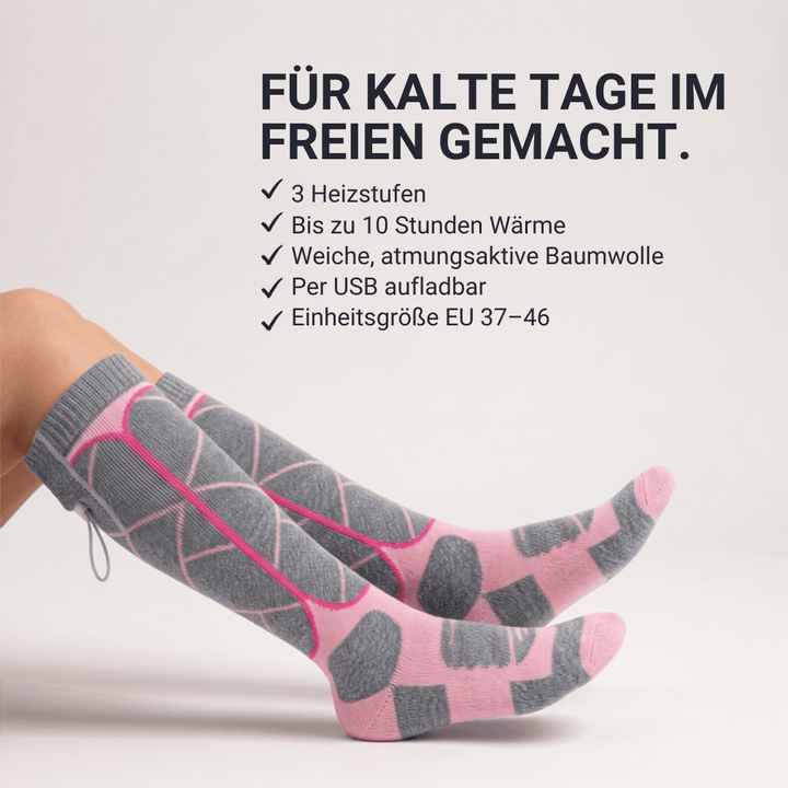 FußWärme™ Thermo-Heizsocken für kalte Wintertage