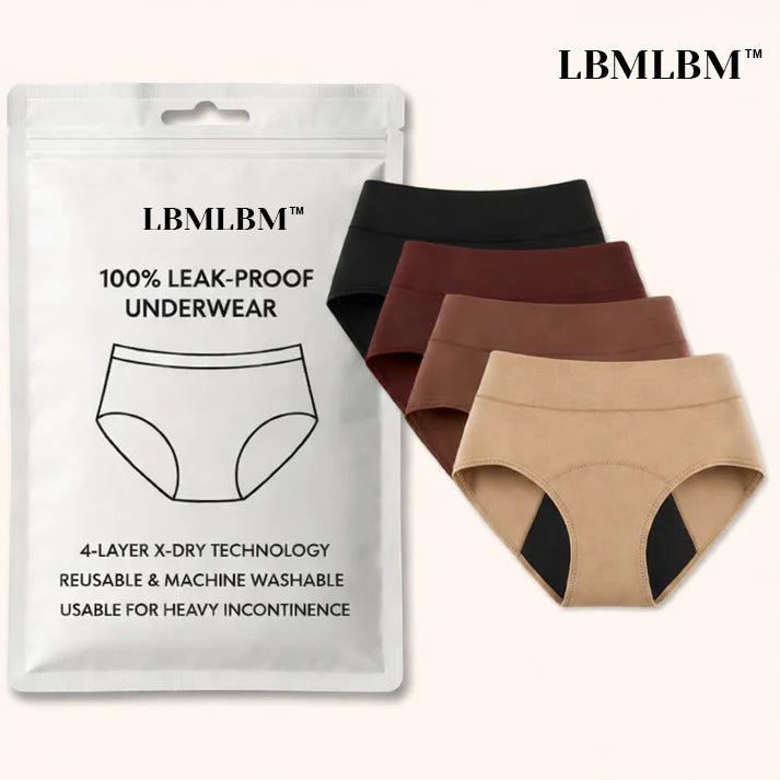 LBMLBM™ 100% Auslaufsichere Unterwäsche, 4er-Pack
