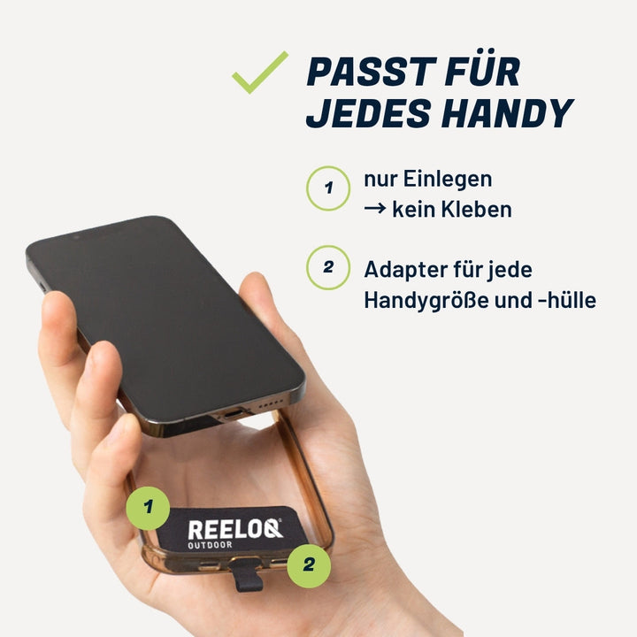 Das REELOQ™ Mountaineer Set hält dein Handy bereit für jedes Abenteuer