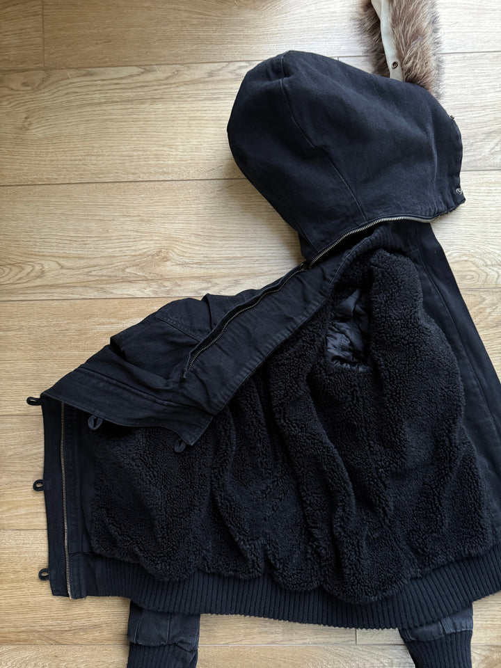 FellWärme™ Kapuzenjacke mit Fellbesatz für Damen