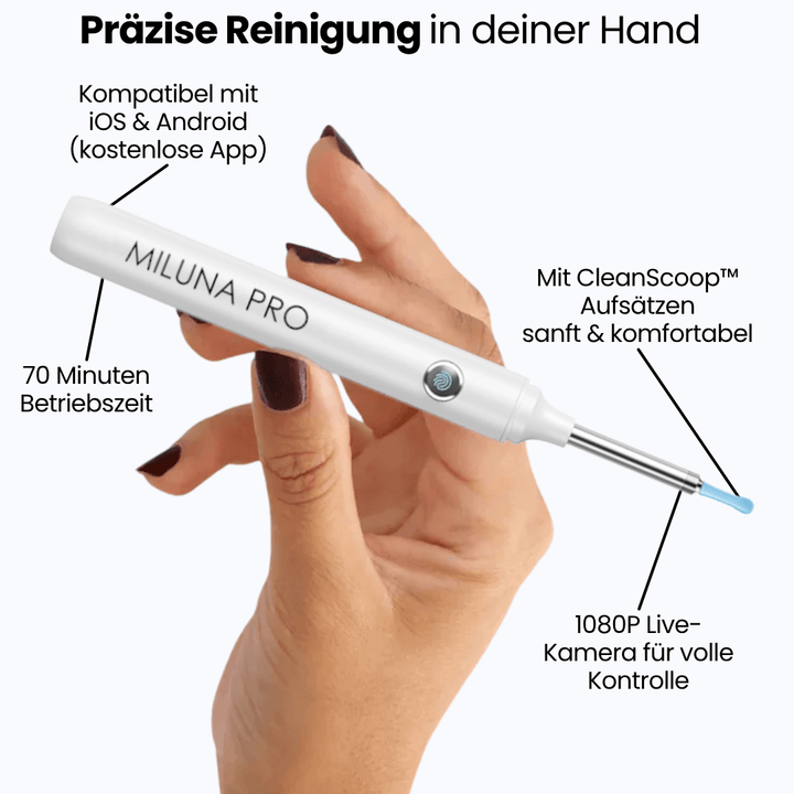 Earvia™ – Präziser Ohrreiniger mit Kamera für sanfte Pflege