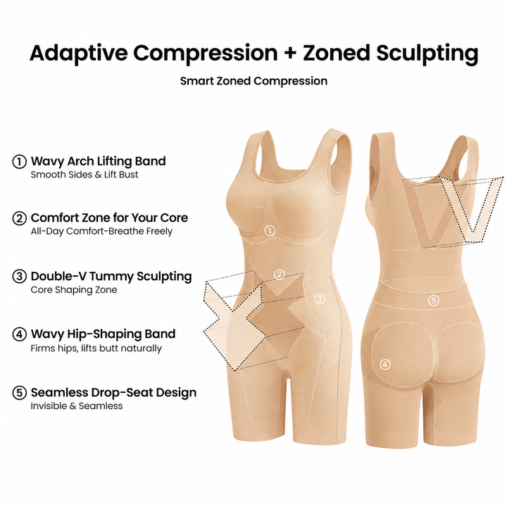 FigurForm™ Figurformender Shaping-Body mit Bauchkontrolle