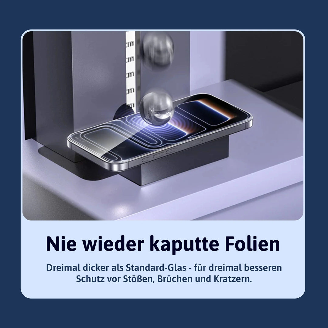 EvoShield™ 3-in-1-Displayschutz für das iPhone mit 9H-Schutz