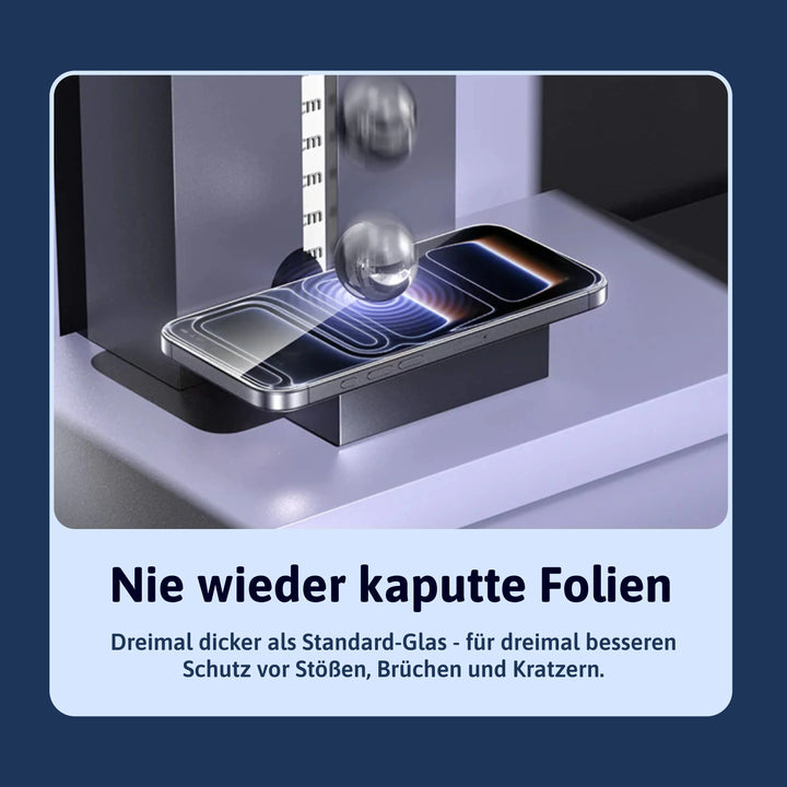 EvoShield™ 3-in-1-Displayschutz für das iPhone mit 9H-Schutz