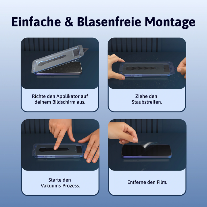 EvoShield™ 3-in-1-Displayschutz für das iPhone mit 9H-Schutz