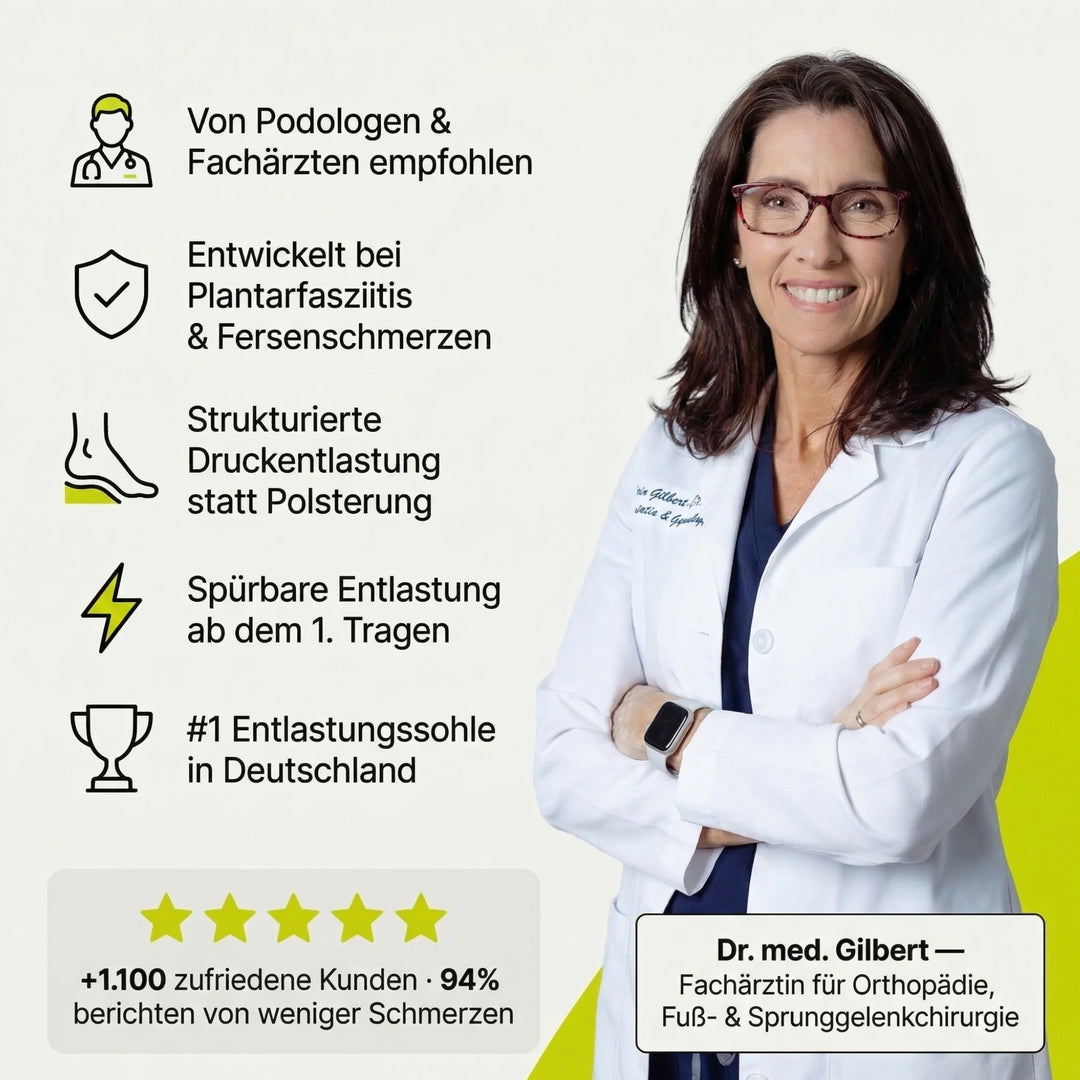 FersenSanft™ Entlastungseinlagen bei Fersenschmerzen