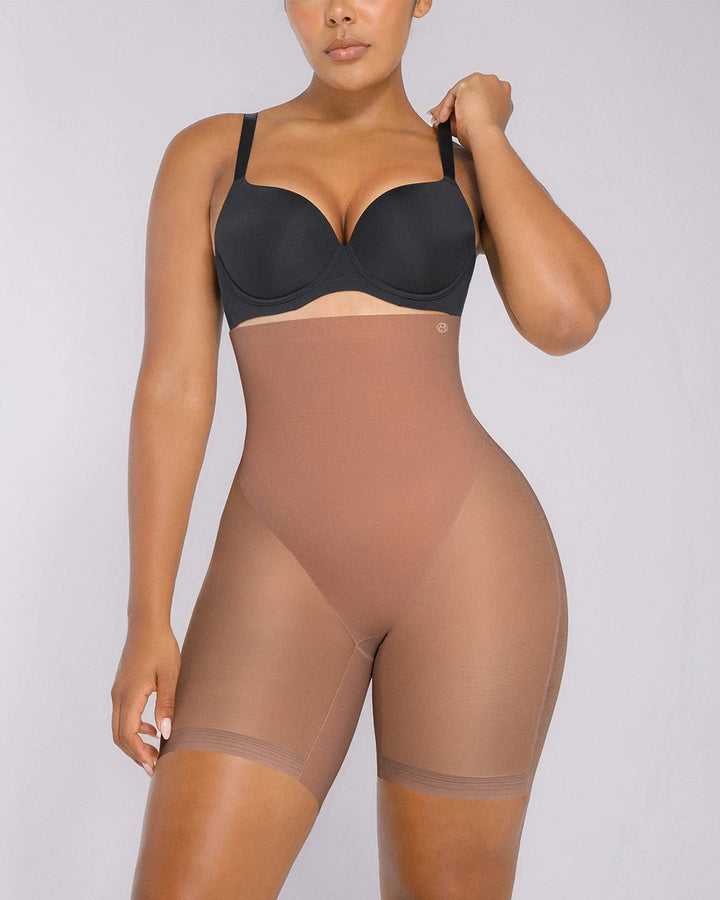 BOOT-YEAH™ MeshSmooth™ High-Waisted Mid Thigh Short