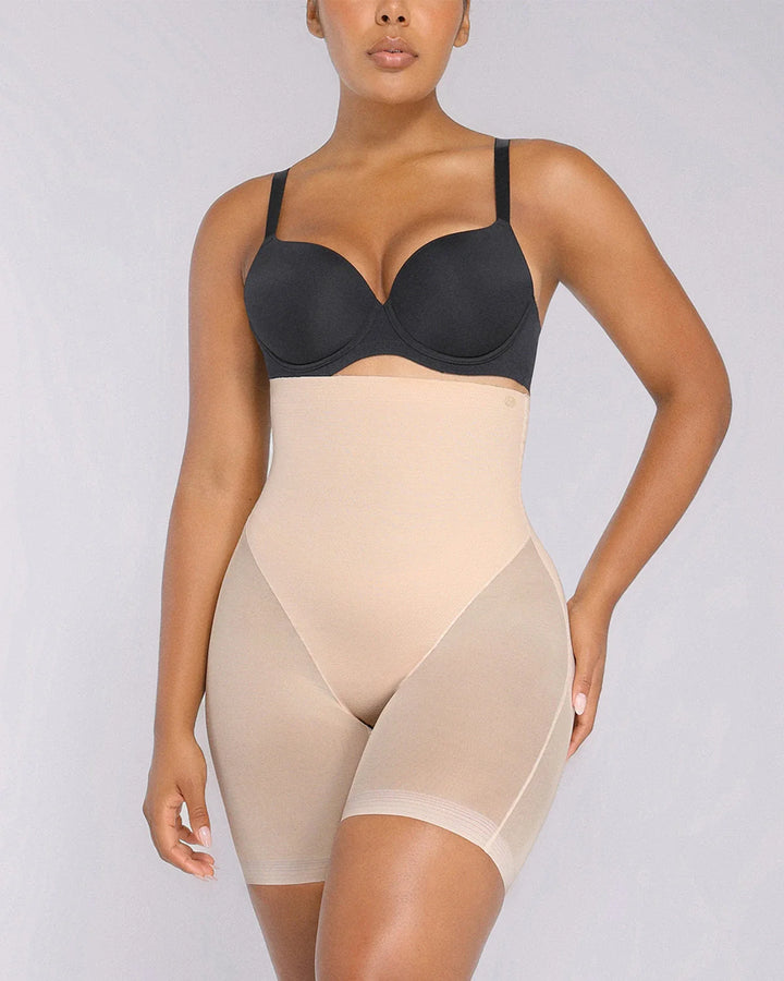 BOOT-YEAH™ MeshSmooth™ High-Waisted Mid Thigh Short