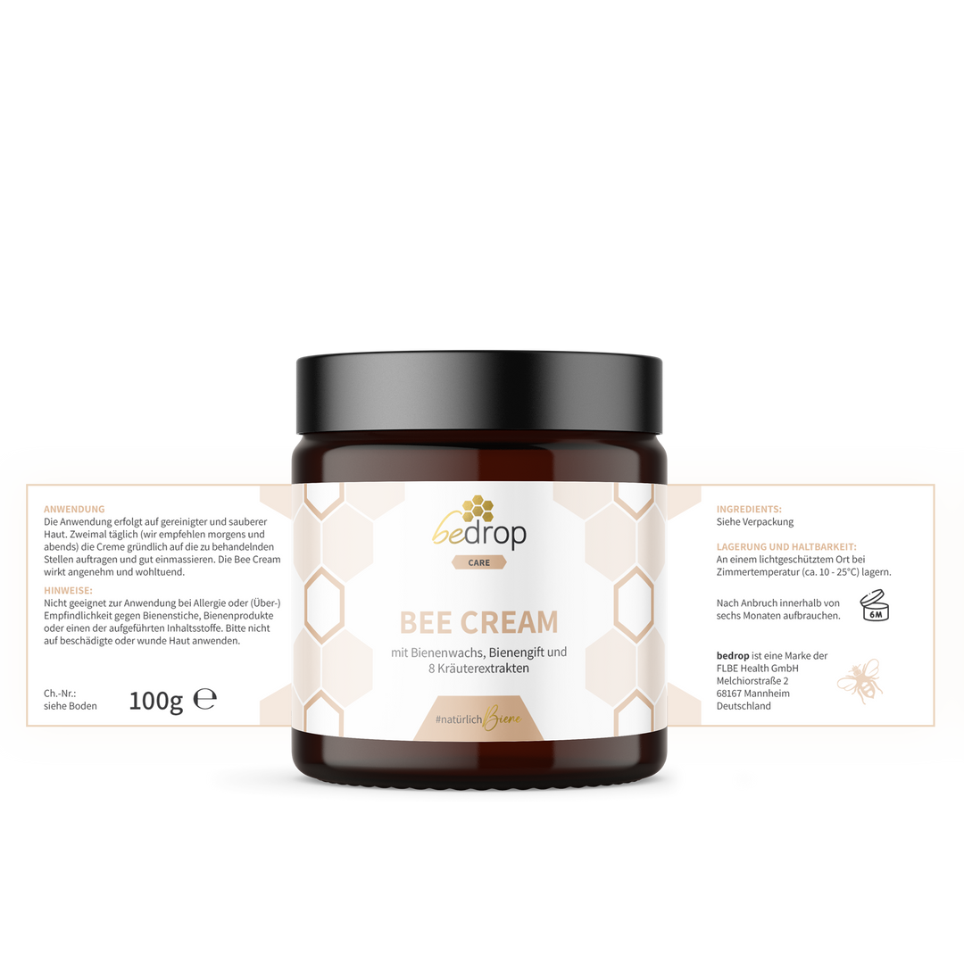 BienenKraft™ Bienengift-Salbe mit 8 Kräuterextrakten