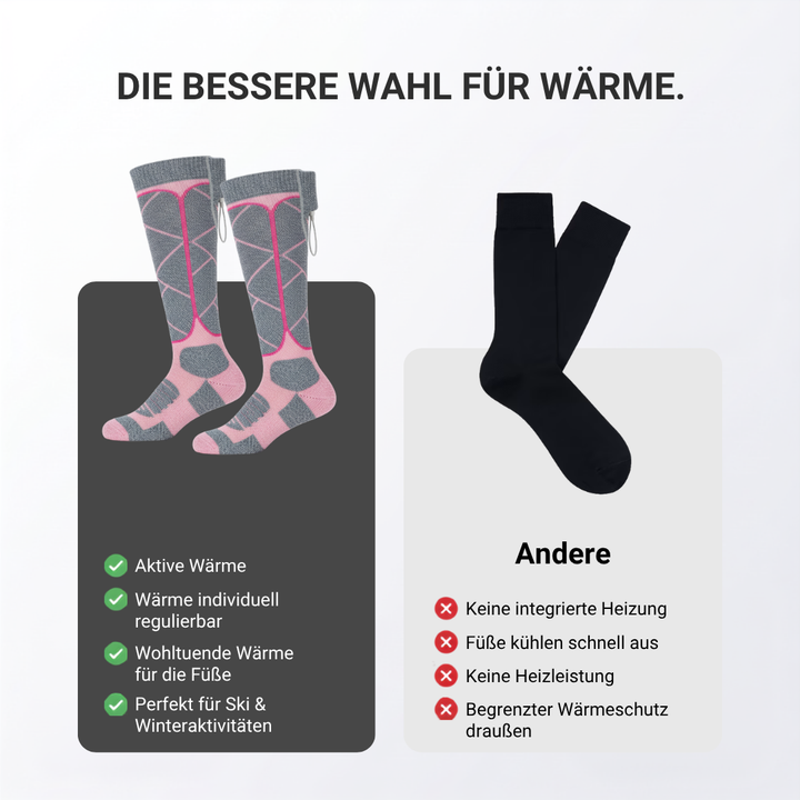 FußWärme™ Thermo-Heizsocken für kalte Wintertage